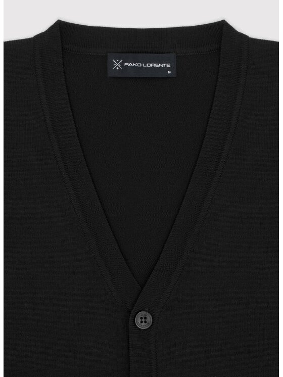 Pako Lorente Pako Lorente Kardigan P24WF-2X-023 Czarny Classic Fit