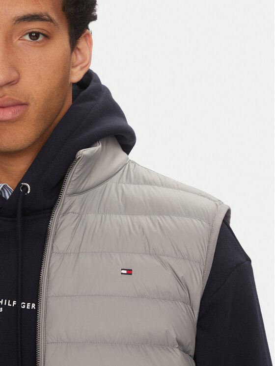 Tommy Hilfiger Tommy Hilfiger Γιλέκο MW0MW38982 Γκρι Regular Fit