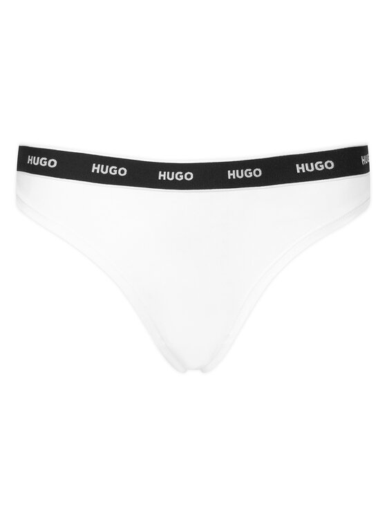 HUGO HUGO Komplet stringów Triplet Thong Stripe 50545680 Kolorowy