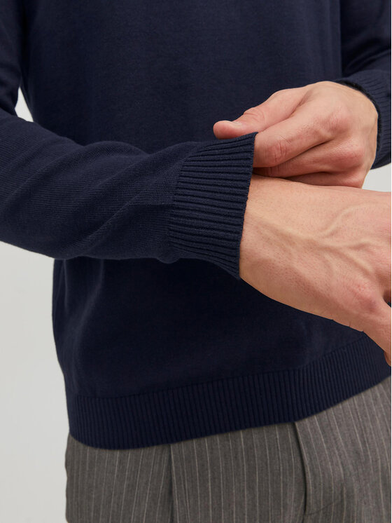 Jack&Jones Jack&Jones Sweater 12137194 Sötétkék Regular Fit