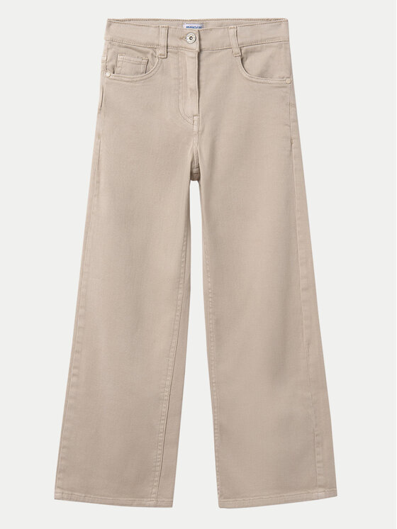 Mayoral Mayoral Τζιν 6537 Μπεζ Wide Leg