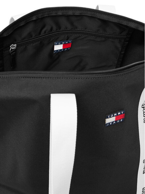 Tommy Hilfiger Tommy Hilfiger Borsetta Tjw Ess Daily Tote AW0AW18461 Nero