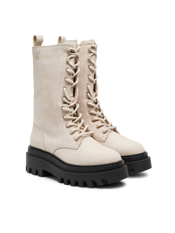 Calvin Klein Jeans Calvin Klein Jeans Schnürstiefeletten YW0YW01683 Beige