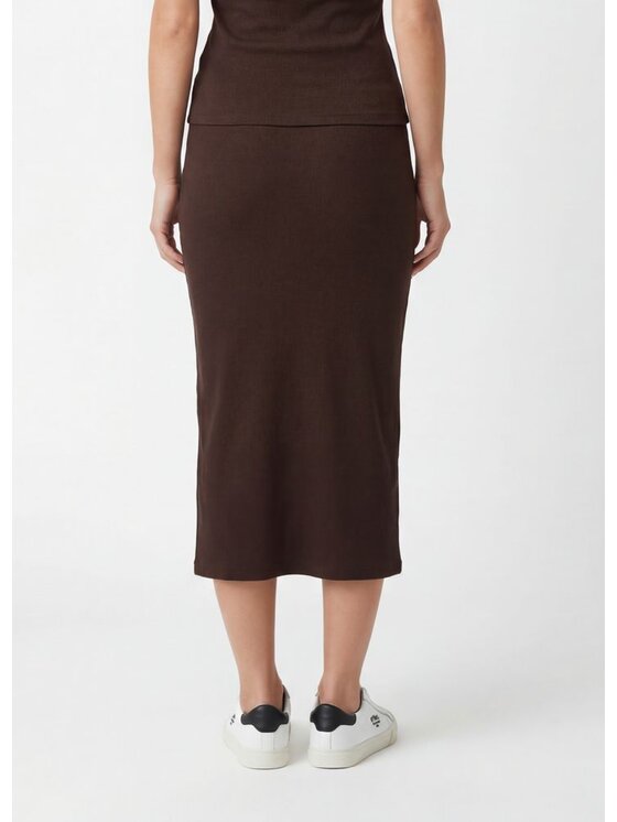 PITBULL PITBULL Spódnica midi LAYLA Srebrny ciemny Slim Fit