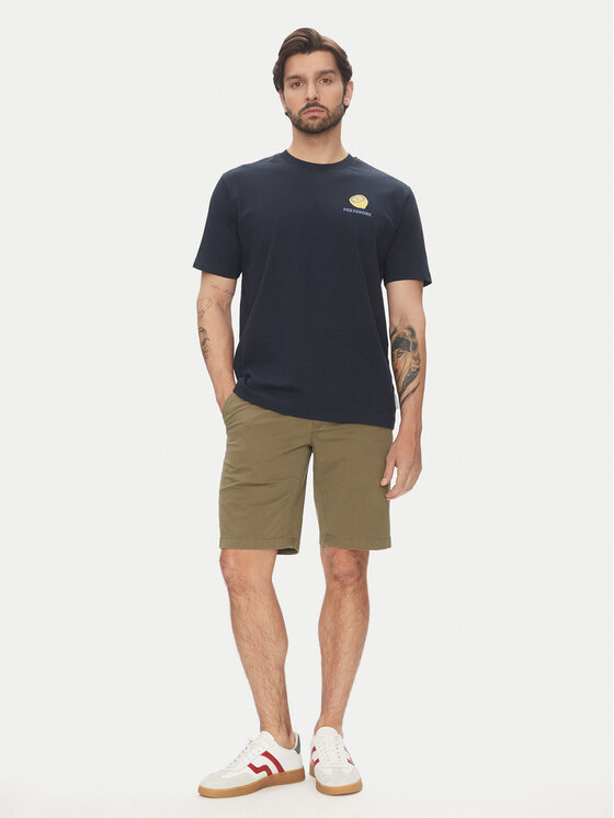 Marc O'Polo Denim Marc O'Polo Denim Tričko 500 0007 263 Tmavomodrá Oversize