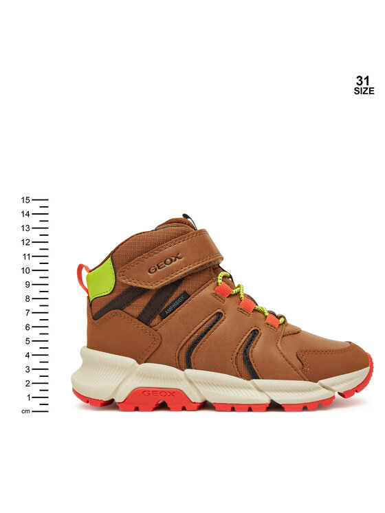 Geox Geox Gležnjače J Flexyper Plus J56LCC 0FUME C0616 S Smeđa