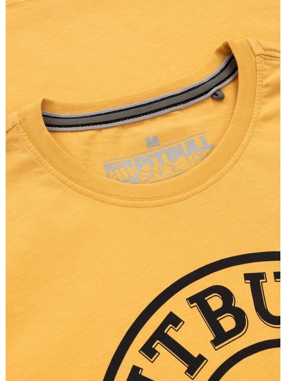 PITBULL PITBULL T-Shirt AUTOMATIC Żółty Regular Fit