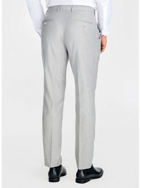 Pako Lorente Pako Lorente Spodnie garniturowe P26SF-6G-008 Szary Slim Fit