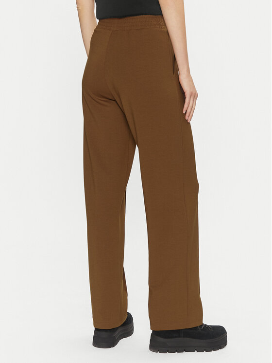 Vila Vila Auduma bikses Reflecti 14098897 Brūns Wide Leg