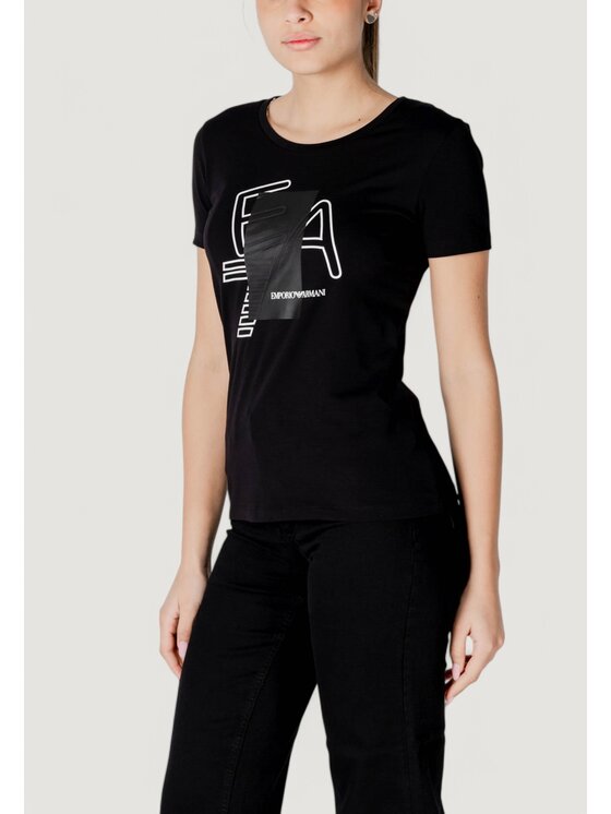 EA7 Emporio Armani EA7 Emporio Armani T-Shirt 7W000187 AF10373 Czarny Casual Fit