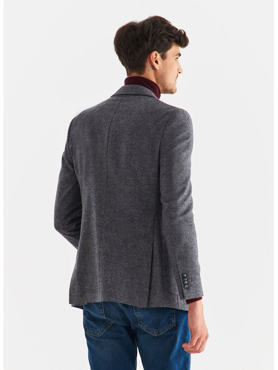 Pako Lorente Pako Lorente Marynarka P22WP-3X-043 Szary Slim Fit