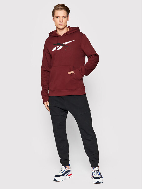 Felpa reebok nera e rossa hotsell