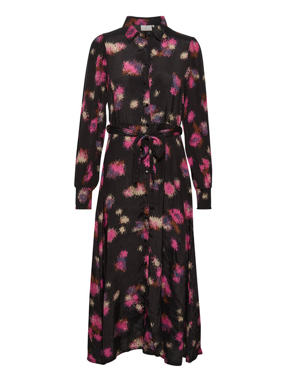 Kaffe Kaffe Rochie tip cămașă Dorita 10507590 Negru Regular Fit