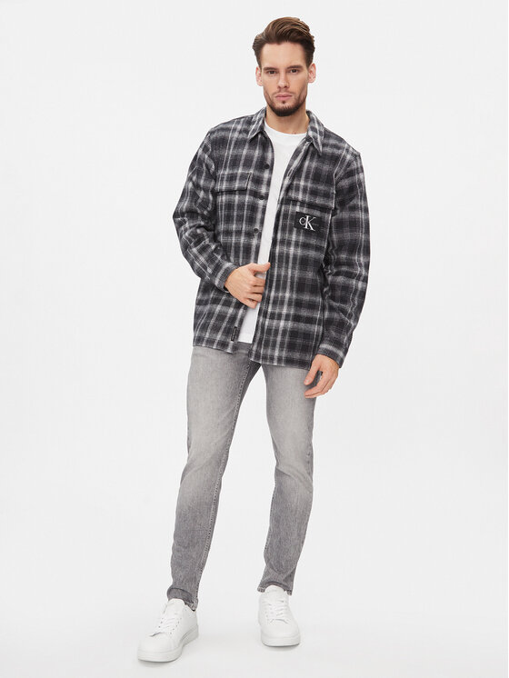 Calvin Klein Jeans Calvin Klein Jeans Košile J30J323967 Šedá Regular Fit