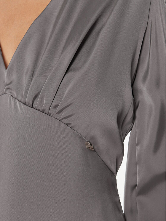 Artigli Artigli Sukienka wieczorowa ACAB000521 Szary Regular Fit