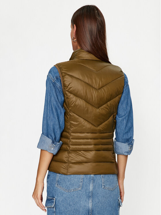 Vero Moda Vero Moda Bezrękawnik Sorayasiv 10289449 Brązowy Regular Fit