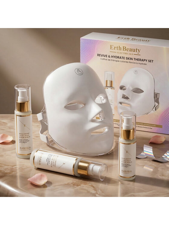 Erthskin London Erthskin London Terapia Odmładzająca i Intensywnie Nawilżająca Skórę Maska LED