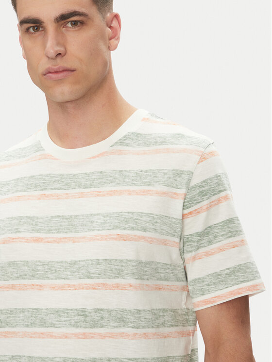 Jack & Jones Jack & Jones Tričko Birk 12268437 Béžová Standard Fit