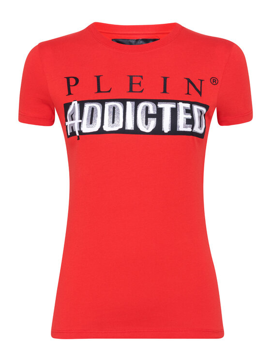 PHILIPP PLEIN PHILIPP PLEIN T-Shirt 30925 Czerwony Regular Fit