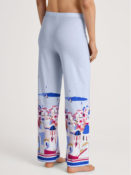 Calida Calida Pyžamové kalhoty 29172 Modrá Regular Fit