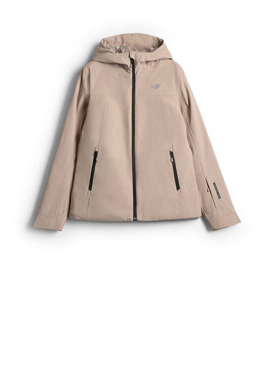 4F 4F Kurtka outdoor URBAN COMMUTER Beżowy Regular Fit
