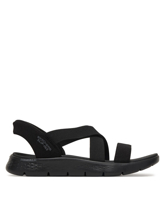 Skechers Skechers Sandali Go Walk Flex Sandal - Glimmer 141489/BBK Nero