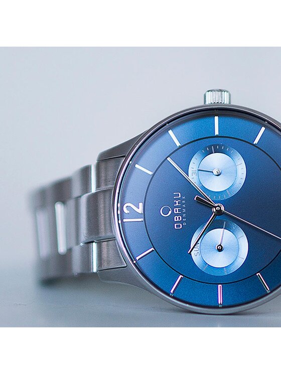 Obaku Obaku Zegarek V192GMCLSC Srebrny