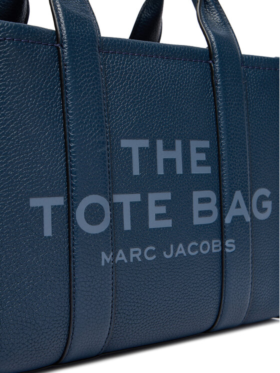 Marc Jacobs Marc Jacobs Τσάντα The Leather Small Tote Bag H009L01SP21 Σκούρο μπλε