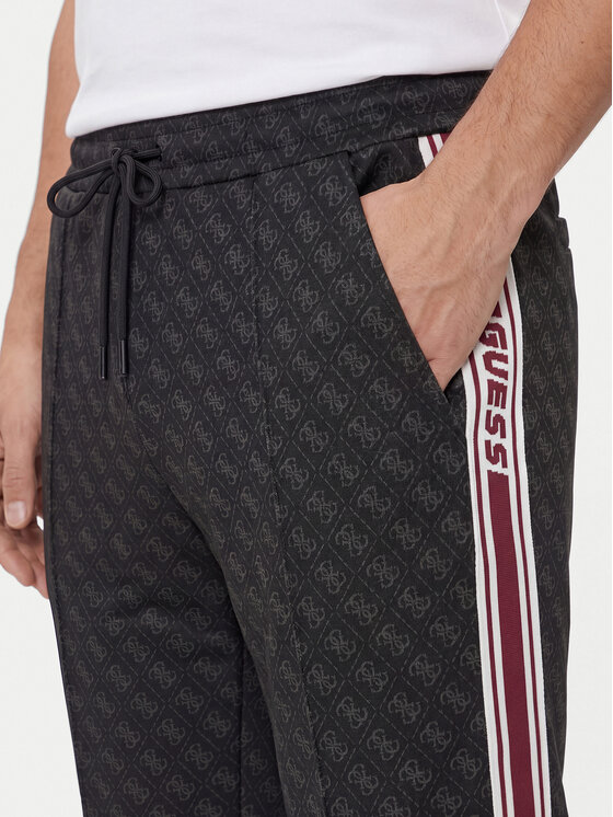 Guess Guess Spodnie dresowe Z5BB07 K2042 Czarny Regular Fit