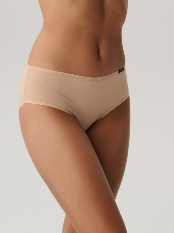 Atlantic Atlantic Figi klasyczne flat elastic classic Beżowy