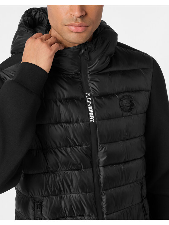 Plein Sport Plein Sport Kurtka puchowa 24007 Czarny Regular Fit