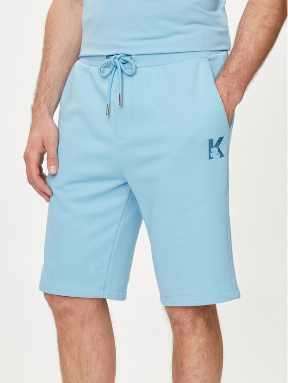 KARL LAGERFELD KARL LAGERFELD Sportovní kraťasy 705889 542900 Světle modrá Regular Fit