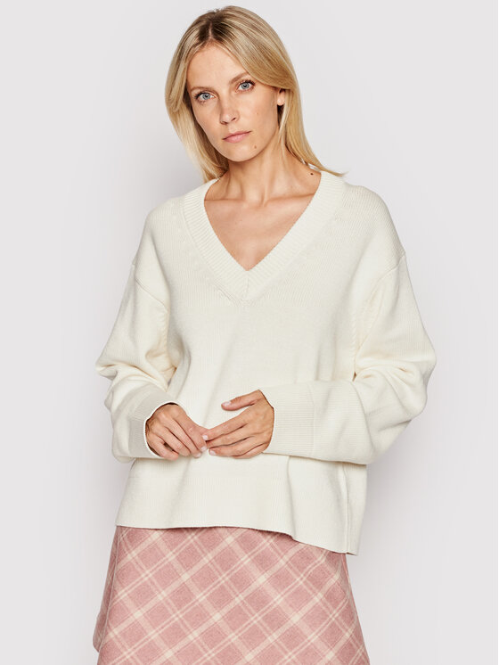 Samsøe Samsøe Samsøe Samsøe Sweater Hailey F21200015 Fehér Regular Fit