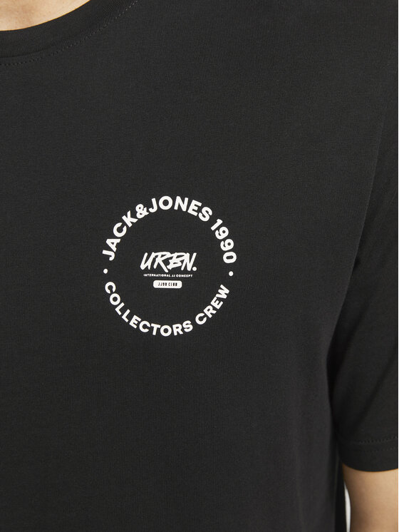 Jack&Jones Jack&Jones Marškinėliai Simon 12269280 Juoda Standard Fit