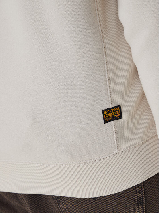 G-Star Raw G-Star Raw Felpa Premium Core D16122-C235 Écru Regular Fit