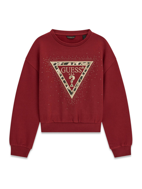 Guess Guess Sweatshirt J6BQ07 K6093 Dunkelrot Regular Fit