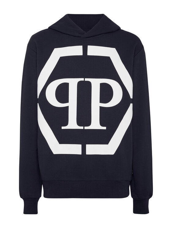 PHILIPP PLEIN PHILIPP PLEIN Bluza 459 Błękitny Regular Fit