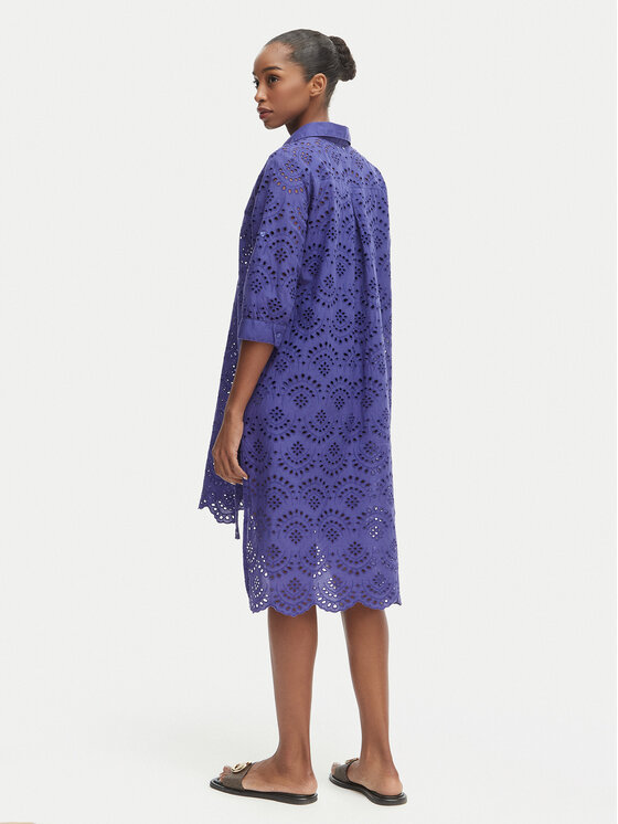 Iconique Iconique Rochie de vară Ella IC26-082 Violet Relaxed Fit