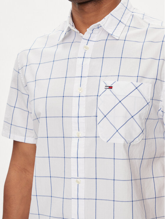 Tommy Jeans Tommy Jeans Πουκάμισο DM0DM18967 Λευκό Regular Fit