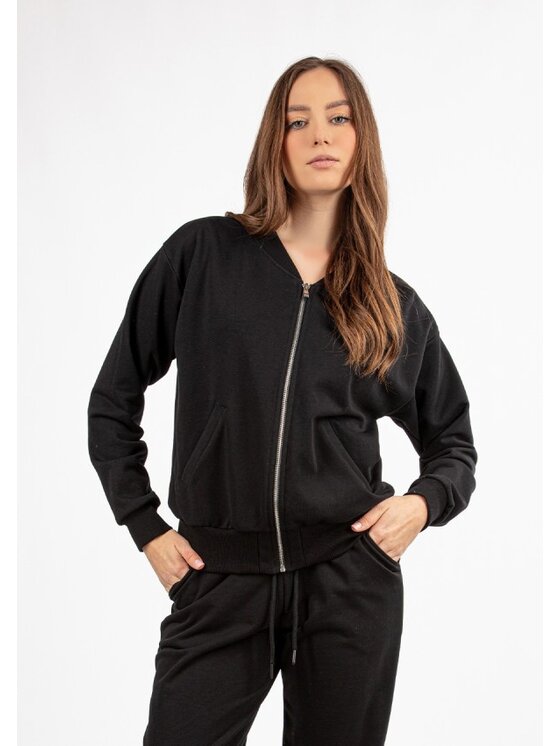 DKaren Sport DKaren Sport Bluza DK-K-B24 Czarny Classic Fit