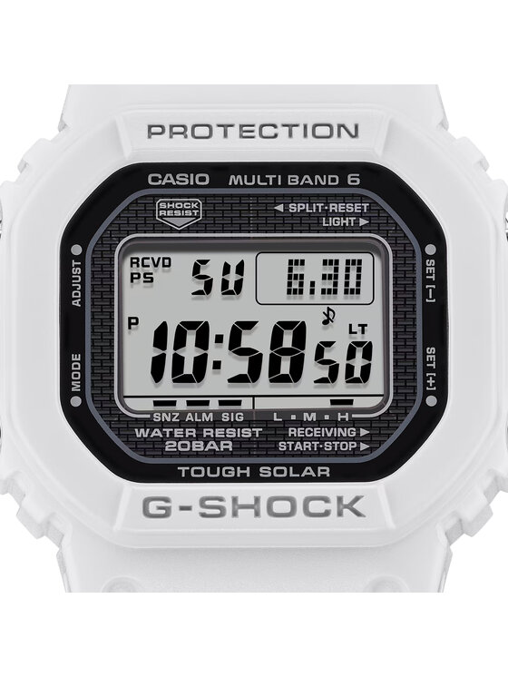 Casio Casio Zegarek GW-5000HS-7ER Biały