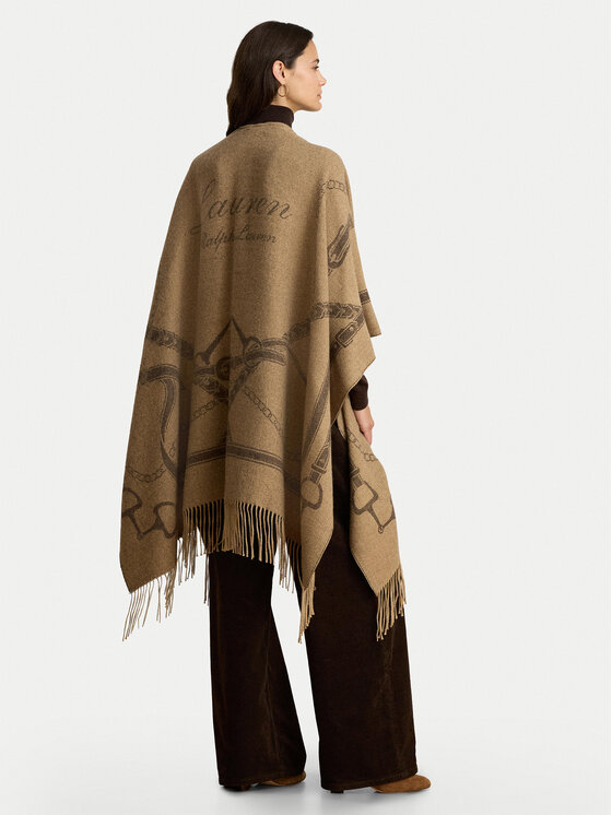 LAUREN RALPH LAUREN LAUREN RALPH LAUREN Poncho 454P23618004 Maro deschis