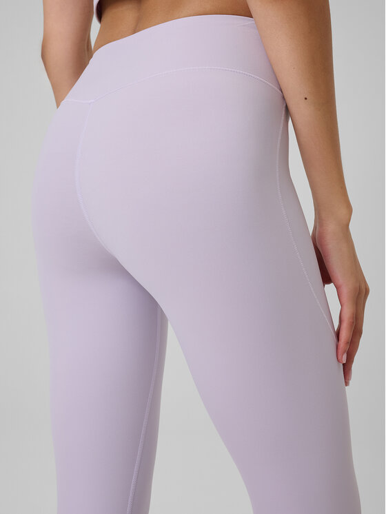 4F 4F Legginsy SOLAR PUNK Fioletowy jasny Slim Fit