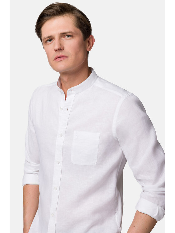Lancerto Lancerto Koszula Racquel KO073123000020 Biały Slim Fit