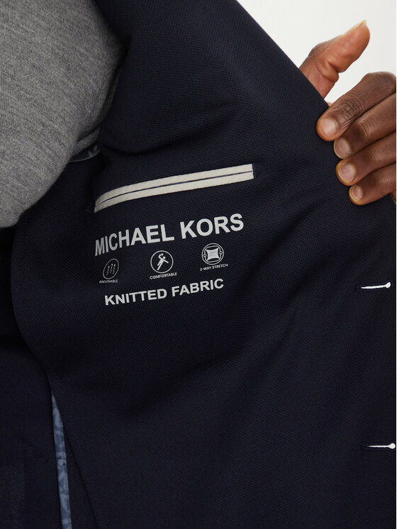Michael Kors Michael Kors Marynarka MK0BL01062 Granatowy Regular Fit
