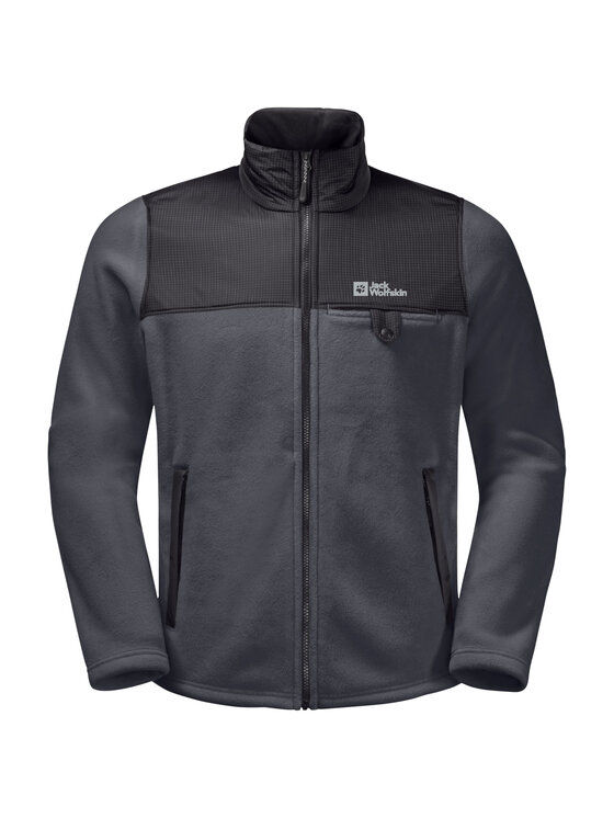 Polar Jack Wolfskin, Rozmiar L, Czarny, Jack Wolfskin Dna Grizzly Fleece FZ M