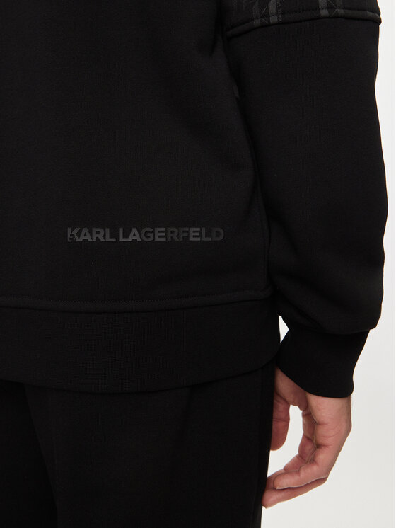 KARL LAGERFELD KARL LAGERFELD Mikina 705017 542900 Černá Regular Fit