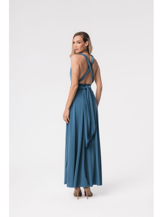 Aurora Aurora Koktejlové šaty multiway (jeans) Modrá Feminine Fit