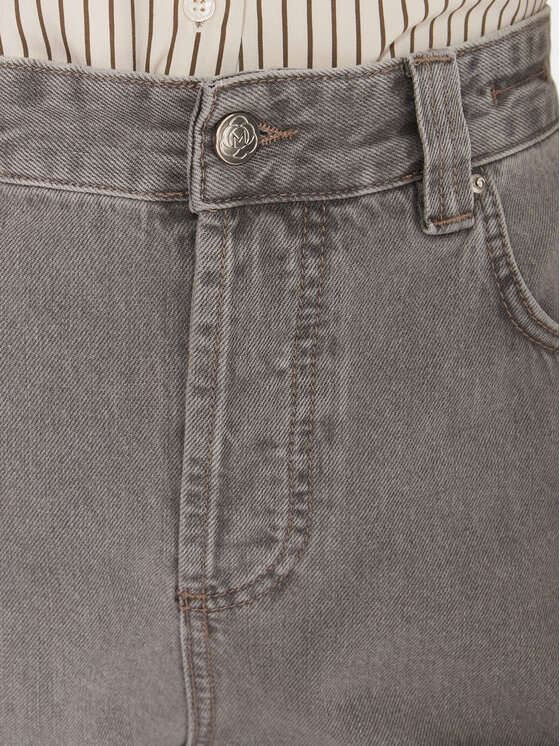 Marella Marella Jeans 2523186084 Grigio Mom Fit