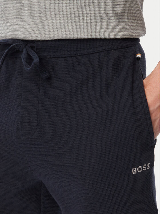 BOSS BOSS Спортивні шорти Waffle 50535884 Cиній Regular Fit